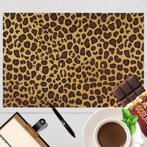 Image of Leopard Print Placemat