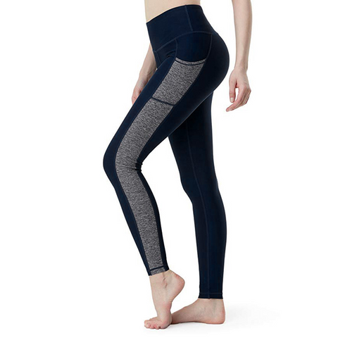 Image of Leggings with Pockets  - Black or Navy, Great for Yoga and Gym Workouts