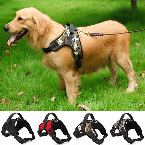 Image of Dog Pet Harness Collar Adjustable - Fits Small to Extra Large Dogs