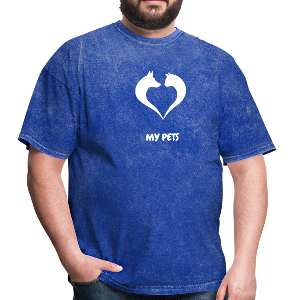 Love my pets - Men's T-Shirt - mineral royal