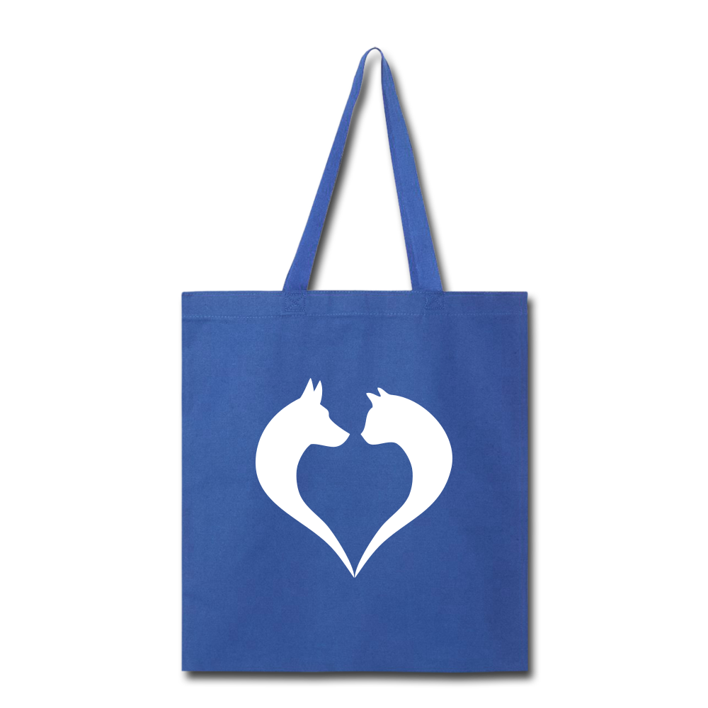 I love Dogs and Cats Tote Bag - royal blue