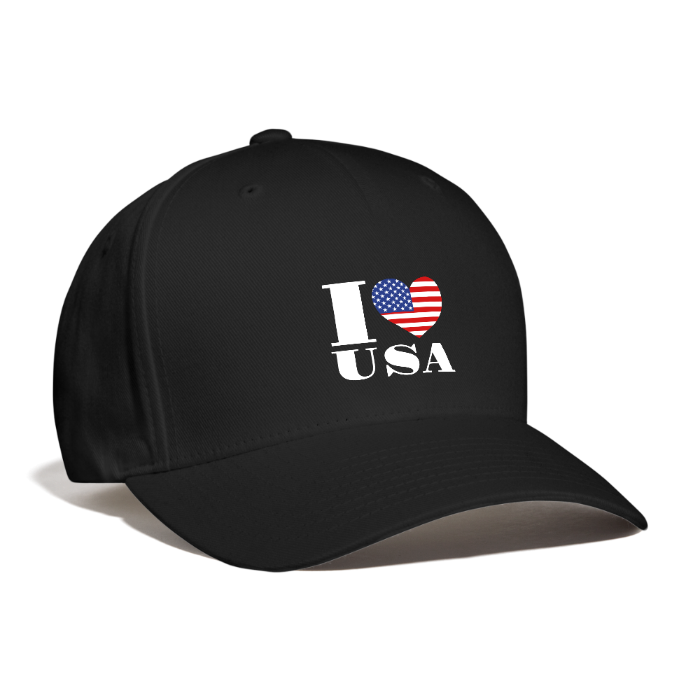 I love USA Baseball Cap - black