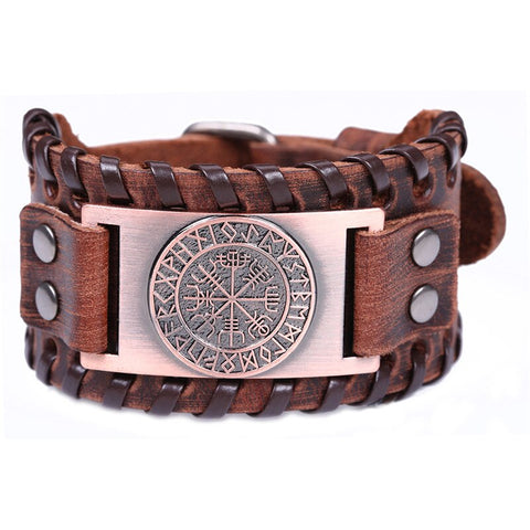Image of Wiccan Compass Viking Bracelet