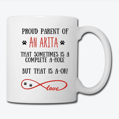 Image of Akita gift, Akita mom, Akita mug, Akita gift for women, Akita mom mug, Akita mommy, Akita