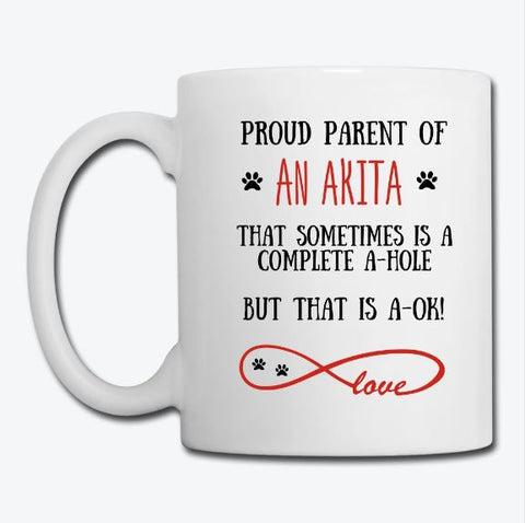 Image of Akita gift, Akita mom, Akita mug, Akita gift for women, Akita mom mug, Akita mommy, Akita