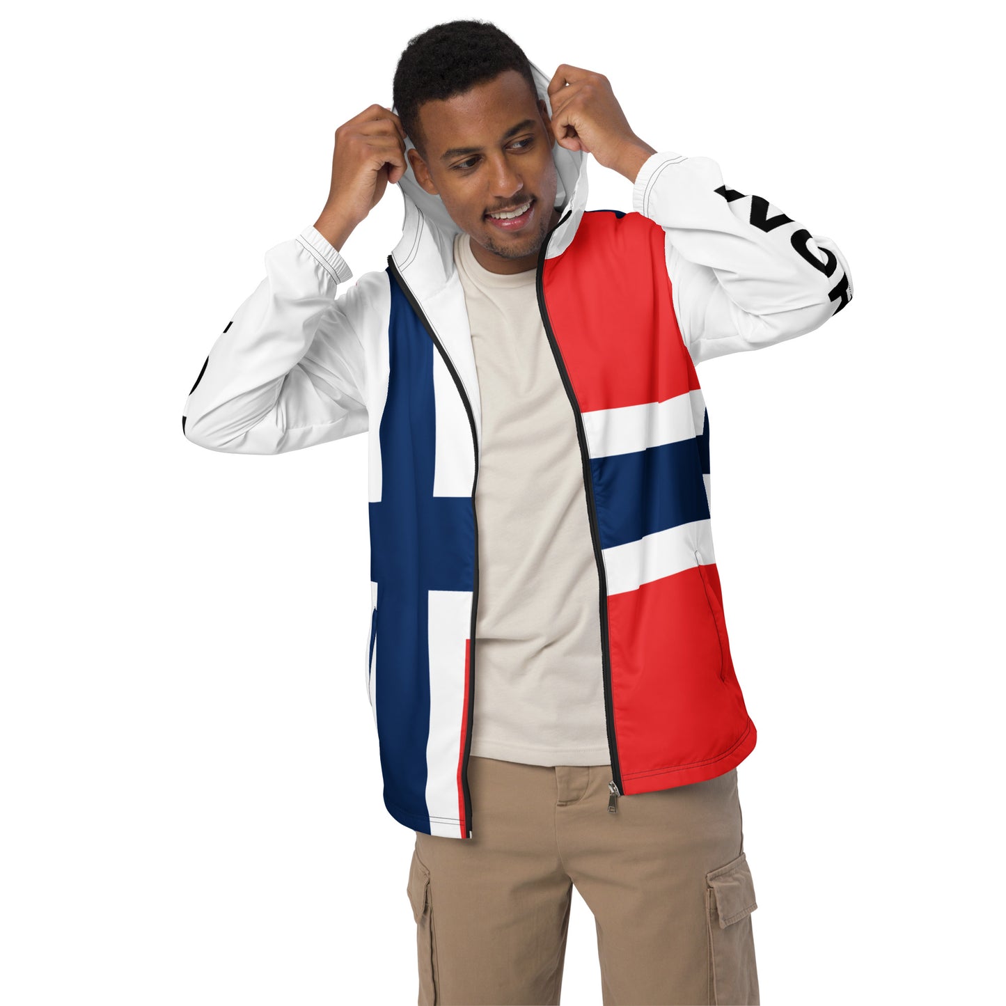 Norway Flag Men’s windbreaker |