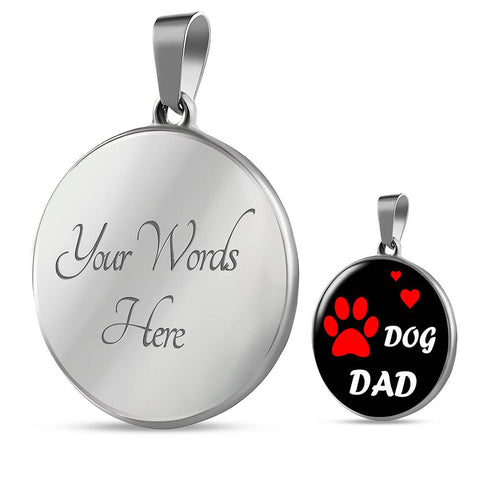 Image of Dog Dad Necklace