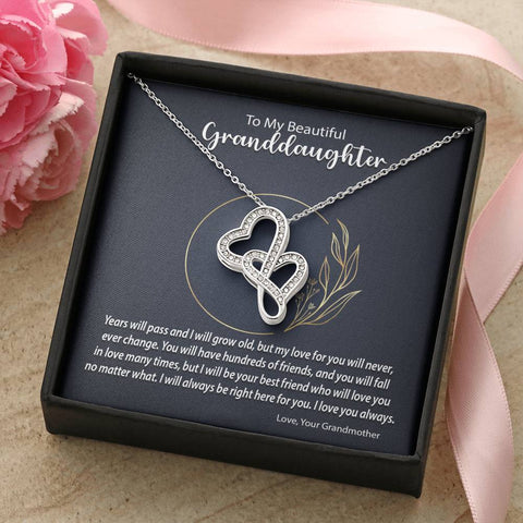 Double Hearts Necklace | Surprise Your Granddaughter with This Perfect Gift