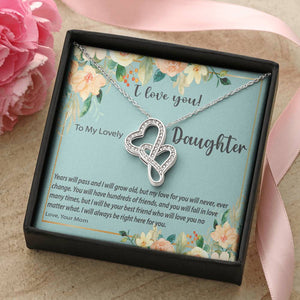 Double Hearts Necklace | Surprise Your Daughter With This Perfect Gift