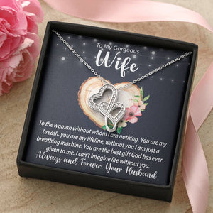 Double Hearts Necklace | Surprise Your Wife With This Perfect Gift