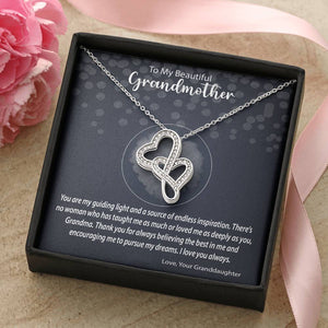 Double Hearts Necklace | Surprise Your Grandmother with This Perfect Gift