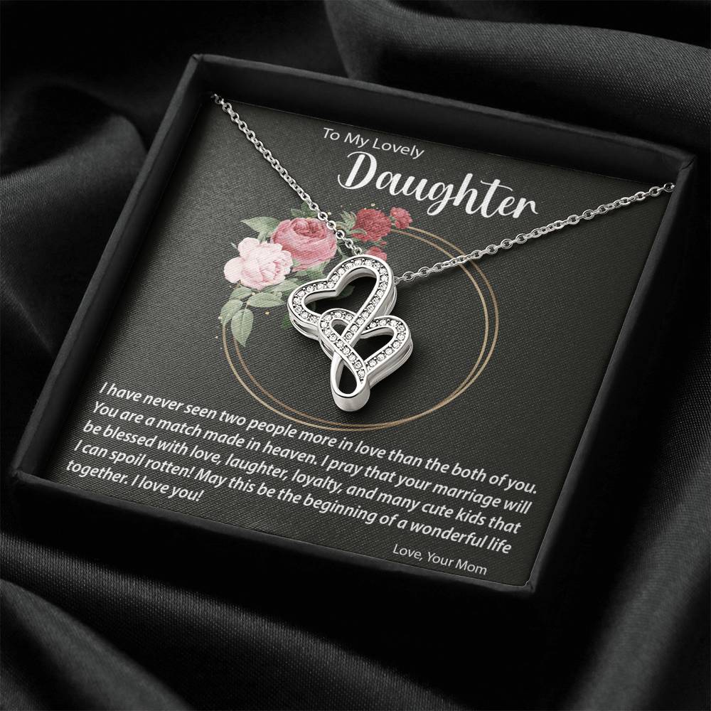 Double Hearts Necklace| Surprise Your Daughter On Her Wedding Day With This Perfect Gift