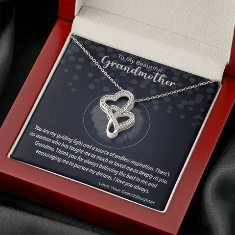 Double Hearts Necklace | Surprise Your Grandmother with This Perfect Gift
