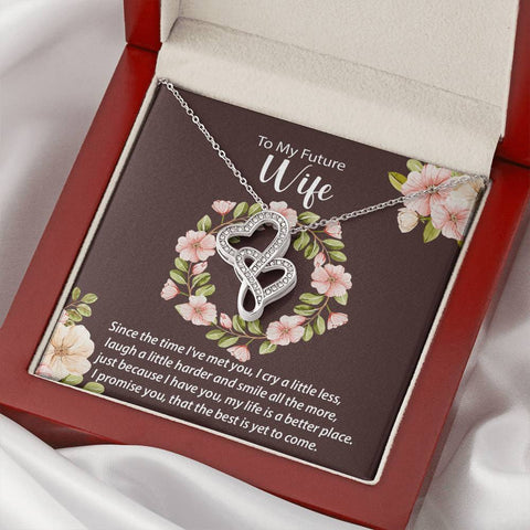 Image of Double Hearts Necklace | Perfect Gift for Your Future Wife