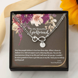 Personalized Infinity Bracelet | Perfect Gift for Girlfriend