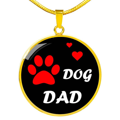 Image of Dog Dad Necklace