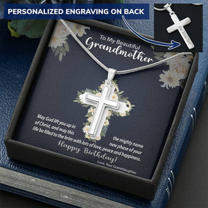 Personalized Cross Necklace | Surprise Your Grandmother with This Perfect Birthday Gift