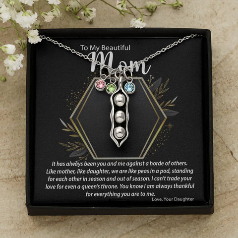 Image of 'Pea To Your Pod' Necklace | Surprise Your Mother with This Perfect Gift