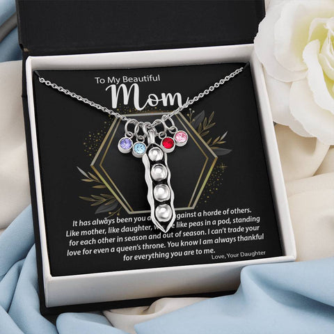 Image of 'Pea To Your Pod' Necklace | Surprise Your Mother with This Perfect Gift