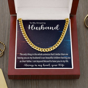 Cuban Link Chain Necklace | Surprise Your Husband with This Perfect Gift