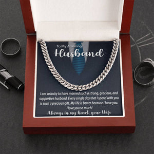 Cuban Link Chain Necklace | Surprise Your Husband with This Perfect Gift