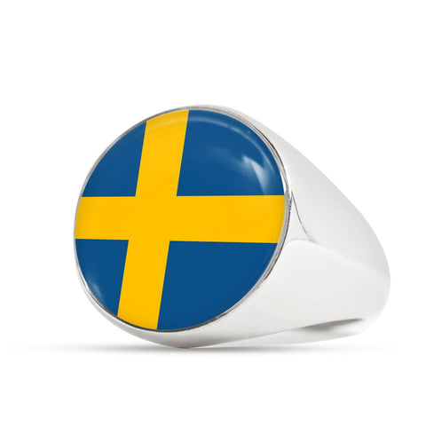 Image of Swedish Flag Ring