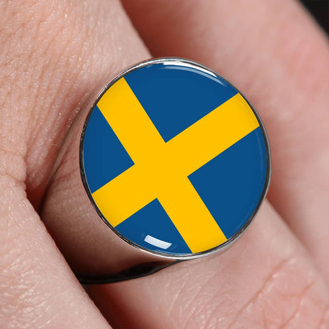 Image of Swedish Flag Ring