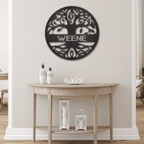 Personalized Tree of Life Sign. Will add a special touch to your house, indoor and outdoors. | Made in USA