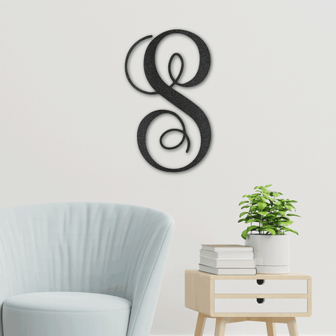 Image of Personalize Monogram Metal Art Sign | Made in USA