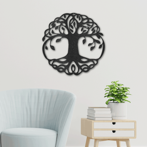 Image of Classic Tree of Life Metal Art Sign | Made in USA