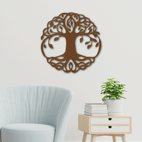 Image of Classic Tree of Life Metal Art Sign | Made in USA