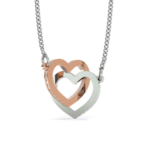 Interlocking Hearts - Mom to daughter - You are Loved More Than Know