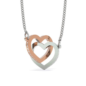Heart Necklace - Dad to Daughter - I'm always here for you