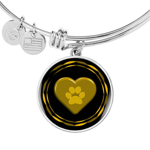 I love pets bangle | Luxury Gold or Silver
