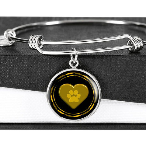 I love pets bangle | Luxury Gold or Silver