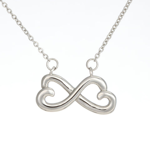 Image of Heart-Shaped Infinity Symbol Necklace | Surprise Your Wife with This Perfect Gift