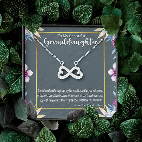 Image of Heart-Shaped Infinity Symbol Necklace | Surprise Your Granddaughter with This Perfect Gift