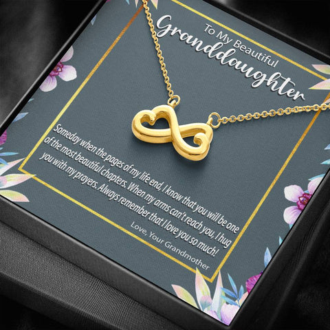 Image of Heart-Shaped Infinity Symbol Necklace | Surprise Your Granddaughter with This Perfect Gift