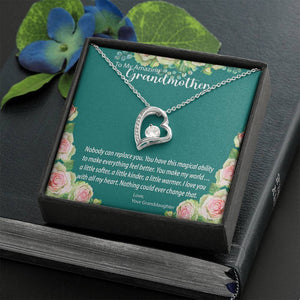Forever Love Necklace | Perfect Gift for Grandmothers | To Grandmother From Granddaughter
