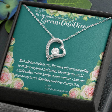 Image of Forever Love Necklace | Perfect Gift for Grandmothers | To Grandmother From Granddaughter