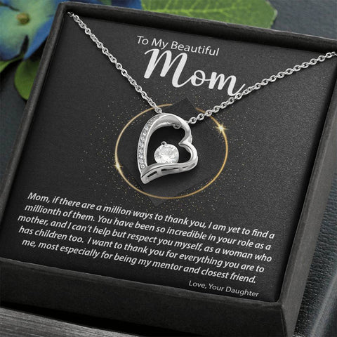 Forever Love Necklace | Surprise Your Mom with This Perfect Gift