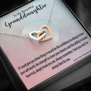 Interlocking Hearts Necklace | Surprise Your Granddaughter With This Perfect Gift