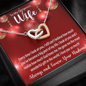 Interlocking Hearts Necklace | Surprise Your Wife with This Perfect Gift