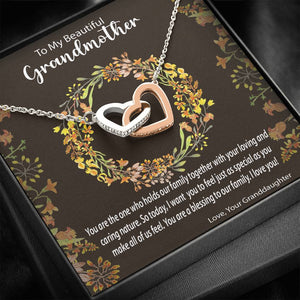Interlocking Hearts Necklace | Surprise Your Grandmother with This Perfect Gift