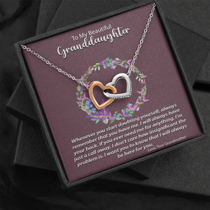 Interlocking Hearts Necklace  | Surprise Your Granddaughter with This Perfect Gift
