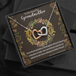 Interlocking Hearts Necklace | Surprise Your Grandmother with This Perfect Gift