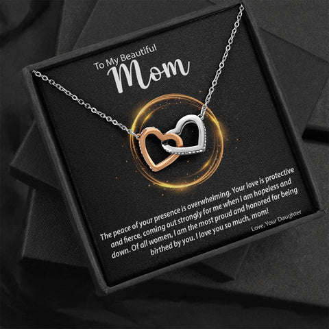 Image of Interlocking Hearts Necklace | | Surprise Your Mother with This Perfect Gift