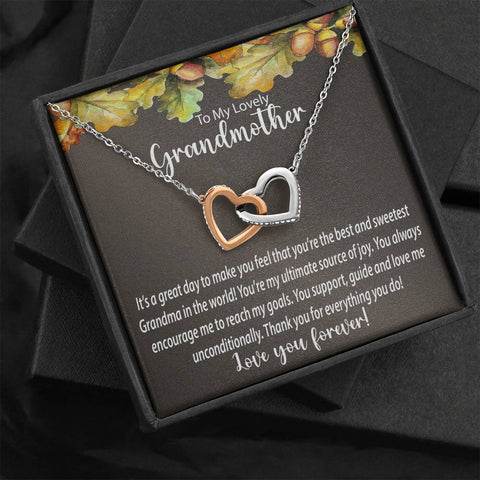 Interlocking Hearts Necklace | Surprise Your Grandmother With This Perfect Gift