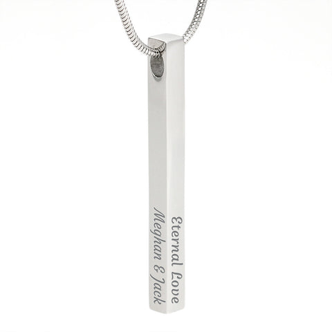 Personalized Vertical Stick Necklace | Perfect Gift for Your Bestfriend