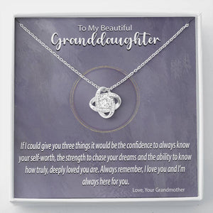 Love Knot Necklace | Surprise Your Granddaughter With This Perfect Gift